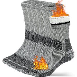 Wool Socks for Men & Women Merino Thermal Warm Cozy Winter Boot Sock
